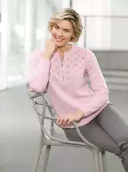 Вязаный свитер Classic Basics "Пуловер", цвет Ros-Meliert