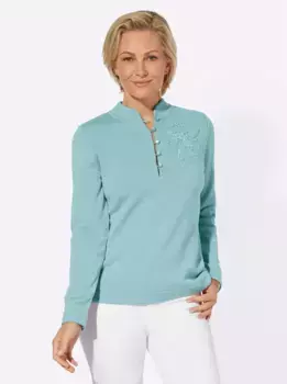 Вязаный свитер Classic Basics "Пуловер", мятный