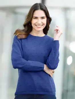 Вязаный свитер Classic Basics "свитер с длинными рукавами", синий