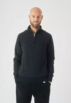 Вязаный свитер CLASSIC TROYER Cleptomanicx, цвет blue graphite