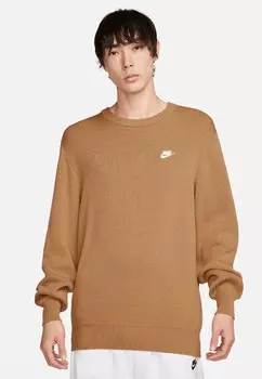Вязаный свитер CLUB CREW Nike, коричневый