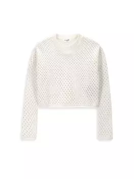 Вязаный свитер Coccodrillo, экрю