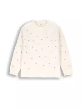 Вязаный свитер Coccodrillo, экрю