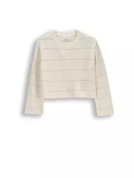 Вязаный свитер Coccodrillo, экрю