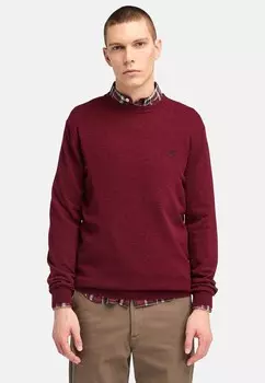 Вязаный свитер COHAS BROOK CREW Timberland, темно-красный