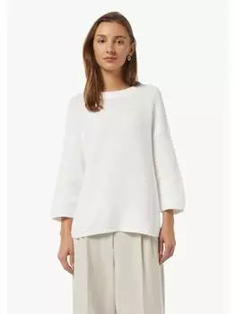 Вязаный свитер comma CI, белый