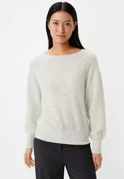 Вязаный свитер comma, цвет hellgrau