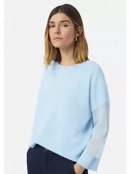 Вязаный свитер comma, синий