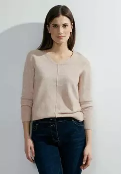 Вязаный свитер COSY Cecil, цвет beige