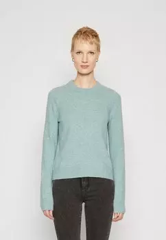 Вязаный свитер CREW Gap, цвет mineral blue