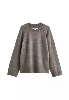 Вязаный свитер CREW NECK Next, бежевый