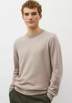 Вязаный свитер CREW NECK Next, цвет camel natural