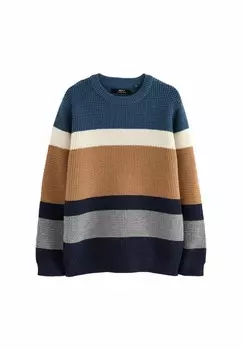 Вязаный свитер CREW NECK, REGULAR FIT Next, мультиколор