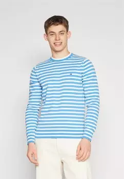 Вязаный свитер CREW NECK Tommy Hilfiger, цвет blue spell/ivory