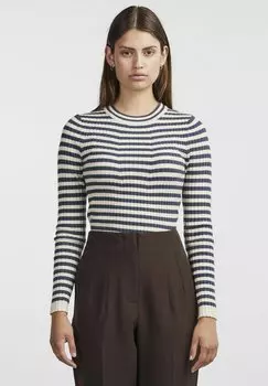 Вязаный свитер CRISTA LS O-NECK NOOS BC Pieces, цвет ombre blue