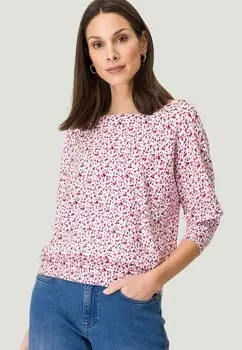 Вязаный свитер D'T FLEURS zero, цвет creampurple