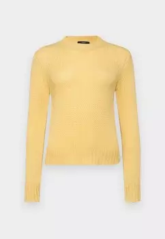 Вязаный свитер DALIDA WEEKEND MaxMara, желтый