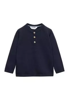 Вязаный свитер DINGOB Mango Kids, цвет bleu marine fonc