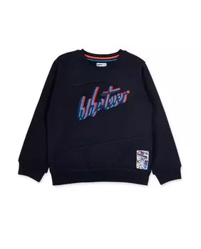 Вязаный свитер для мальчика синего цвета Tuc tuc, темно-синий