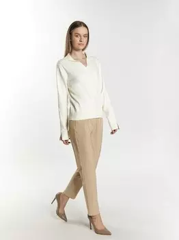 Вязаный свитер Dreimaster, белый