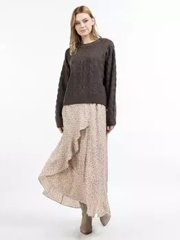 Вязаный свитер Dreimaster, коричневый