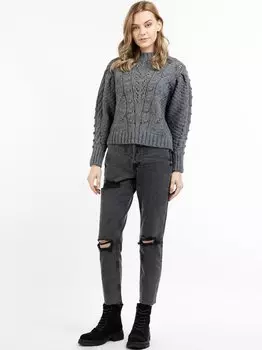 Вязаный свитер Dreimaster, серый