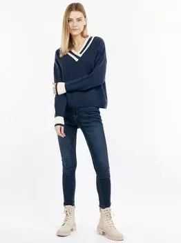 Вязаный свитер Dreimaster, синий