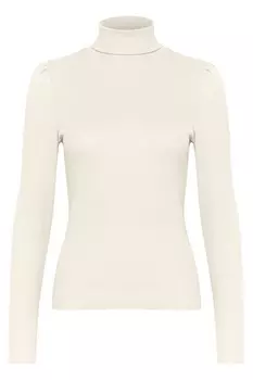 Вязаный свитер DREW ROLLNECK PUFF Gestuz, кремовый