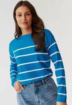 Вязаный свитер DROP TATUUM, цвет blue