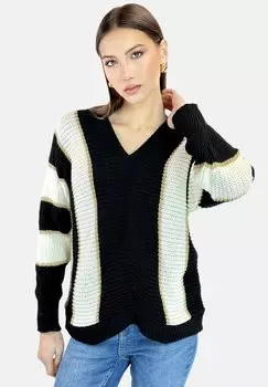 Вязаный свитер Elara, черный