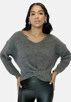 Вязаный свитер Elara, цвет grau