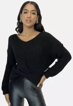 Вязаный свитер Elara, цвет schwarz