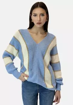 Вязаный свитер Elara, Светло-синий