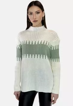 Вязаный свитер Elara, зеленый