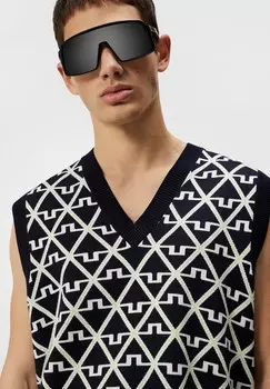 Вязаный свитер ELIAN J.LINDEBERG Sports, синий