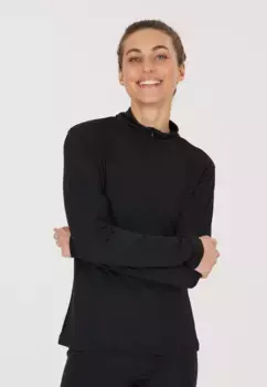 Вязаный свитер ENDURANCE "Jolie", дышащий, черный