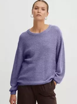 Вязаный свитер ерово Ichi, фиолетовый