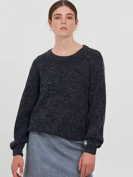 Вязаный свитер ерово Ichi, синий