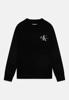 Вязаный свитер ESSENTIAL MONOGRAM Calvin Klein Jeans, цвет black