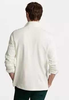 Вязаный свитер ESTATE RIB QUARTER ZIP PULLOVER Ralph Lauren, белый