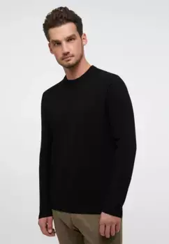 Вязаный свитер Eterna, черный