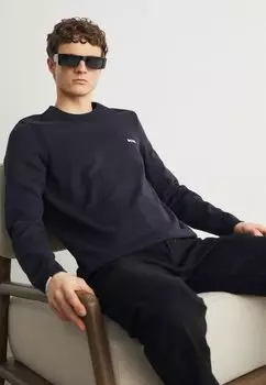 Вязаный свитер EVER BOSS, цвет dark blue