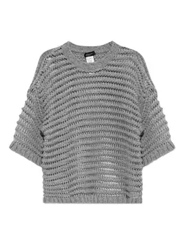 Вязаный свитер Fabiana Filippi, серый