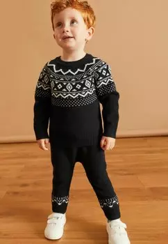 Вязаный свитер FAIRISLE SET Next, цвет blue