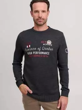 Вязаный свитер фкерло Fq1924, серый