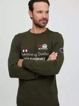 Вязаный свитер фкерло Fq1924, зеленый