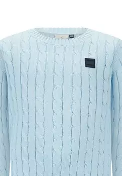 Вязаный свитер Flynn Retour Jeans, светло-синий