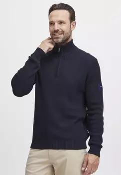 Вязаный свитер FQ1924, темно-синий