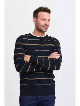 Вязаный свитер FQ1924, темно-синий