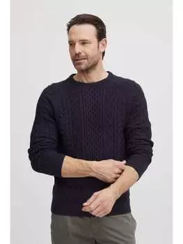 Вязаный свитер FQ1924, темно-синий